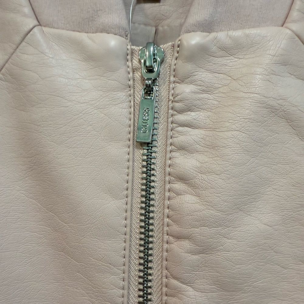 GUESS Women's Pink faux leather size S Jacket - Picture 5 of 11
